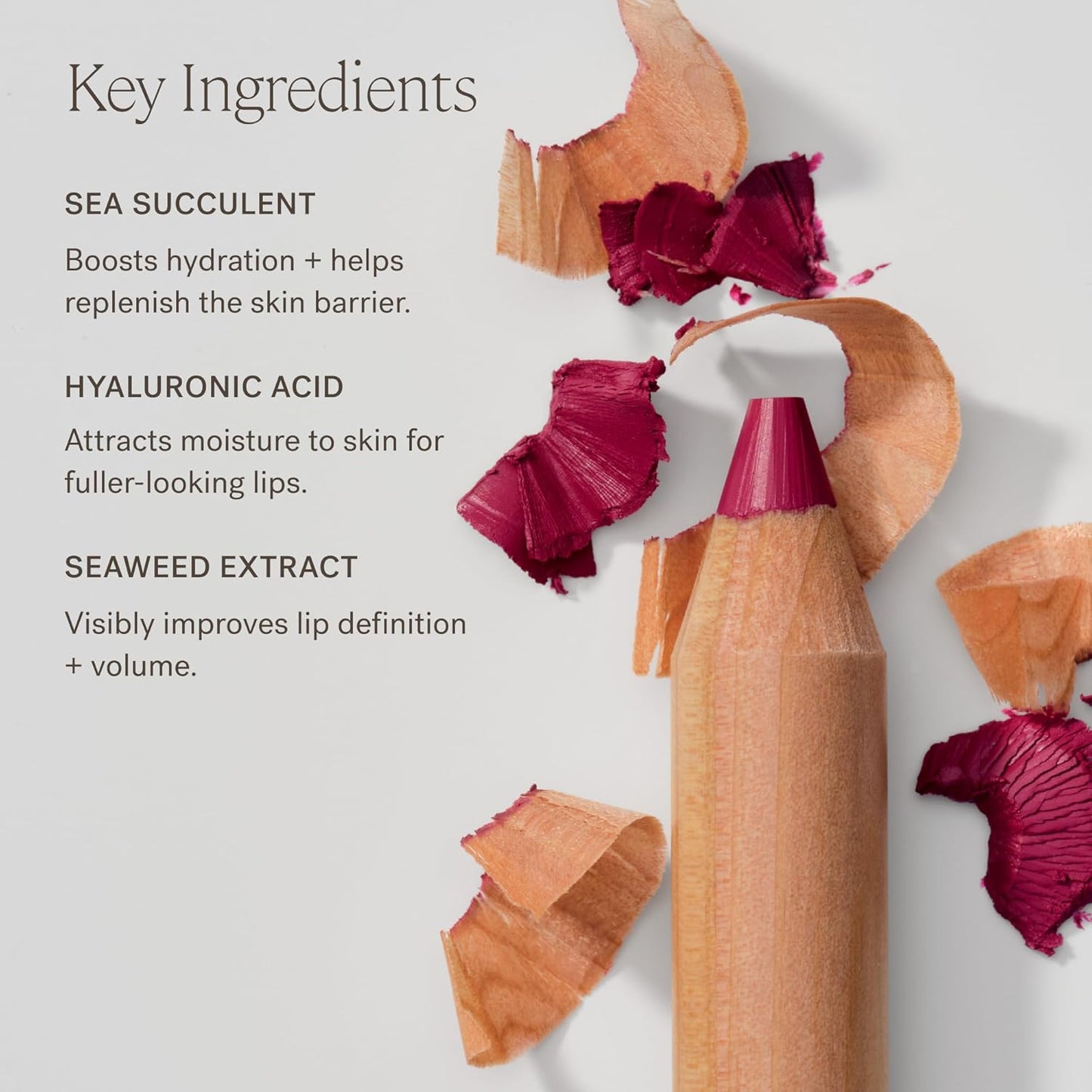 ILIA - Lip Sketch Hydrating Crayon | Hydrate, Plump, Smooth, Strengthen | Long Lasting up to 12-Hours, Bleed-Resistant, Soft-Matte | Barrier-Building, Non-Toxic, Cruelty-Free (Case Study)