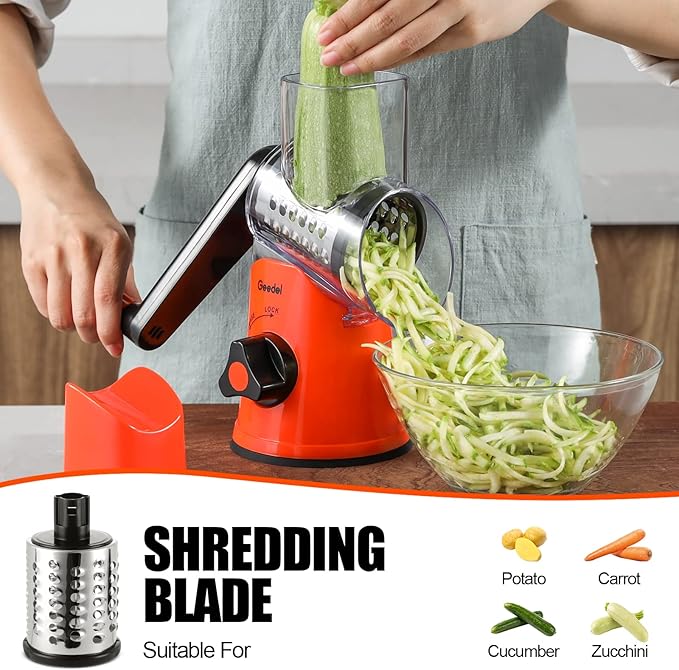 Cheese Grater and Mandoline Slicer Bundle