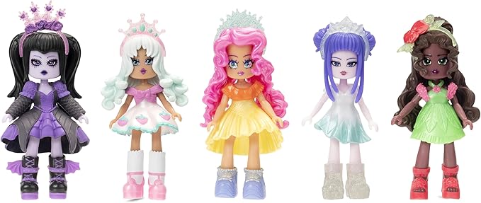 Royale High 3” Light Fairy Fashion Doll - 1 Figure with 9 Fashion Accessories - Virtual Item Code Included - Series 2 - Ages 5+