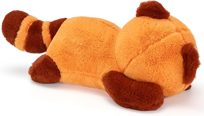Riuhot Red Panda Stuffed Animal Pillow - Cute Plush Toy Plushie Christmas Valentine's Day Gift for Girlfriend Kids Birthday - 13.7" Panda Pillow