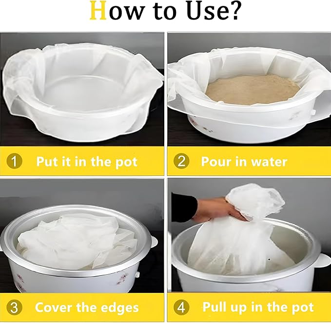 1Pcs Rice Net, 45 x 39 inch Sushi Rice Cooking Net,Non-Stick Rice Cooker Napkin,Reusable Home or Commercial Rice Net,Fine Mesh Steam Cloth