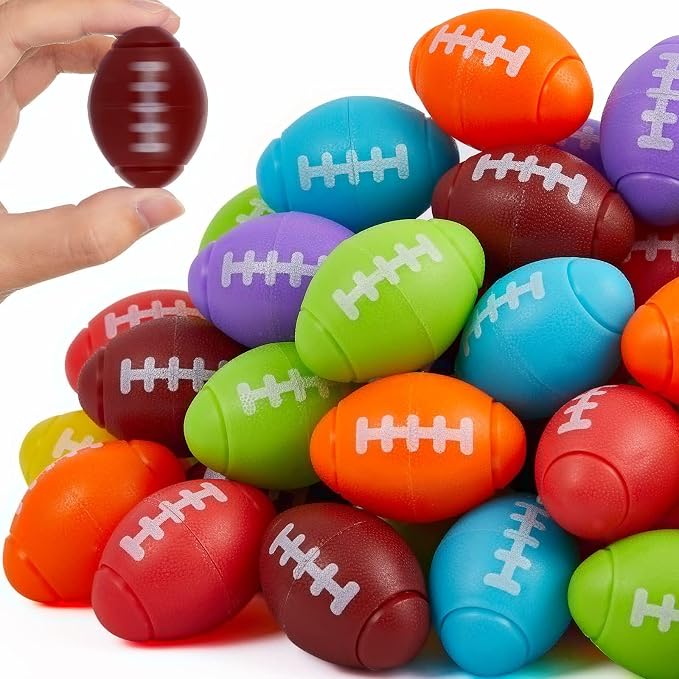 SCIONE 36Pack Football Fidget Spinner Football Party Favors for Kids 4-8 8-12 Goodie Bag Stuffers Treasure Box Toys for Classroom Prizes Return Gifts for Kids Birthday Party Favors