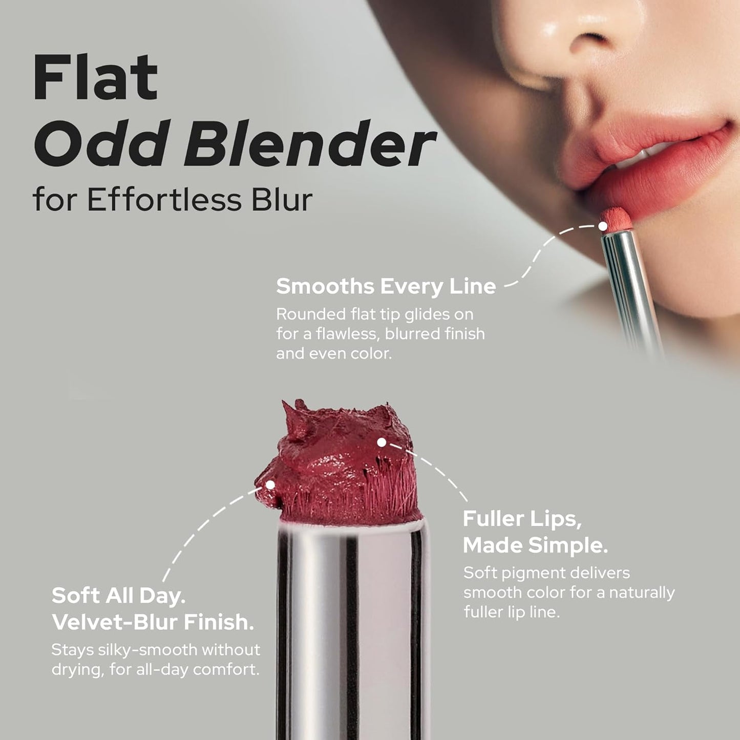 Unseen Blur Lip Tint Long-Lasting Stain, Blendable 3.2g (Odd Universe, 3.2)