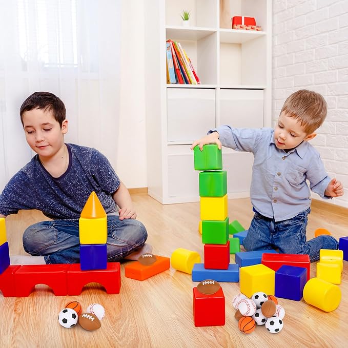 Mini Sport Stress Ball 20 Packs Sport Party Supplies Small Foam Anxious Toy Baseball Basketball Football Soccer Stress Ball for Kids School Carnival Reward Sport Party Decorations