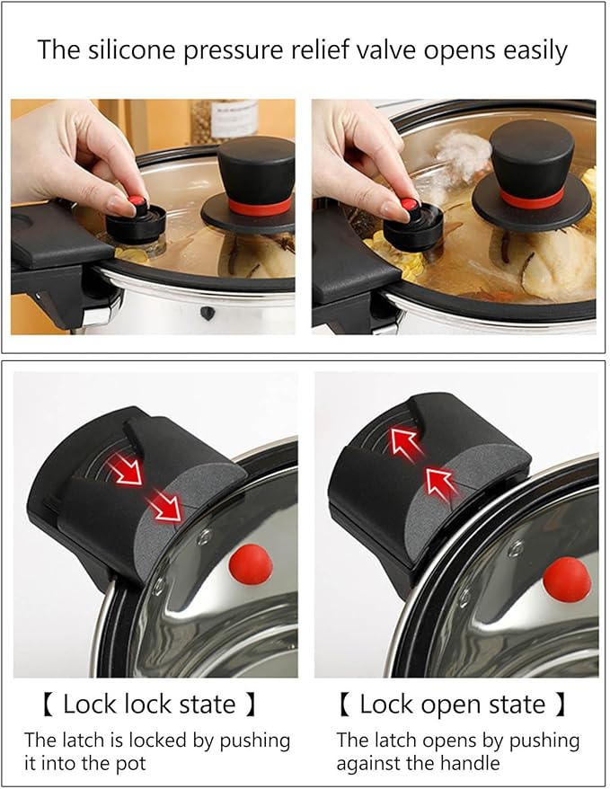Large Capacity Pressure Cooker Easy To Use Pressure Cooker Electric Stove Stove Energysaving Pots Large Capacity