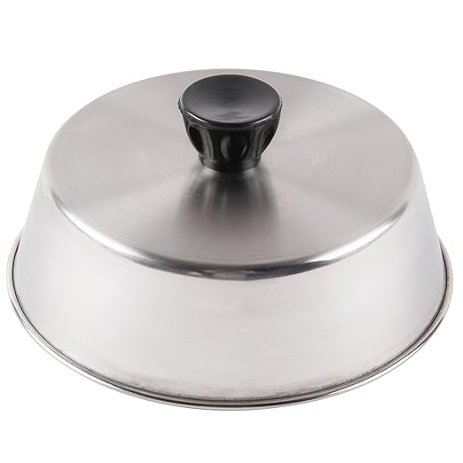 American Metalcraft BA640S Round Stainless Steel Basting Covers, 6 ½" Dia.
