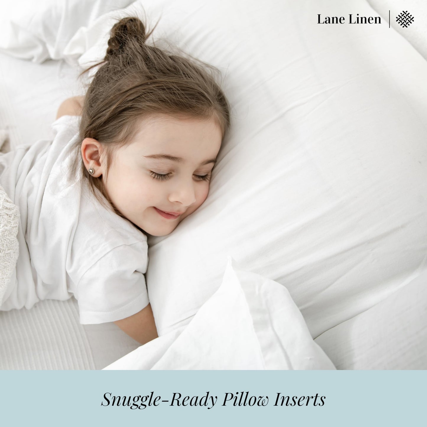 LANE LINEN Bed Pillows for Sleeping - Pillows Queen Size Set of 2, Gusseted Supportive Firm Pillow for Side and Back Sleepers, Luxury Down Alternative Hotel Pillows, 20x30in