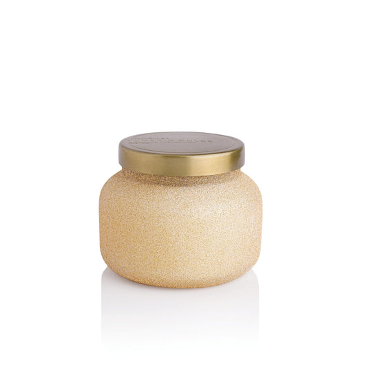 Capri Blue Signature Glam Jar Candle - Long Lasting Soy Wax Blend - Glitter Candles for Home Scented with Luxury Holiday Scents (Pumpkin Dulce, 19 oz)