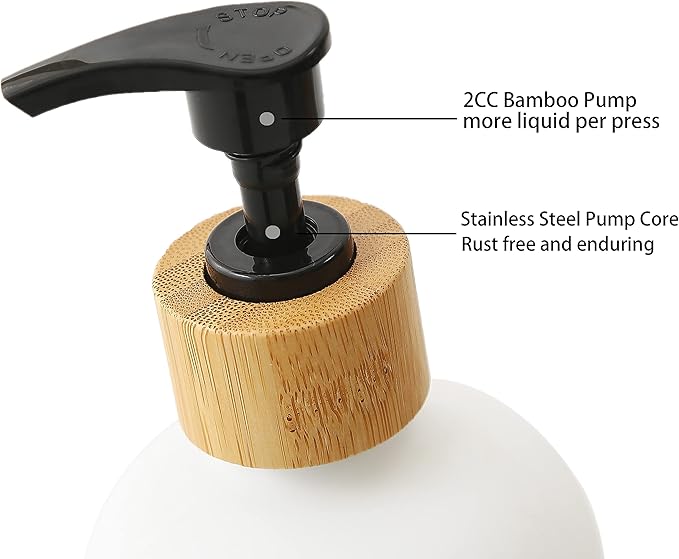 Glass Lotion Dispenser,Refillable Matte Black Hand Lotion Dispenser Suitable for Bedroom,Body or Hand Lotion Bottle Rustic Bedroom Decor