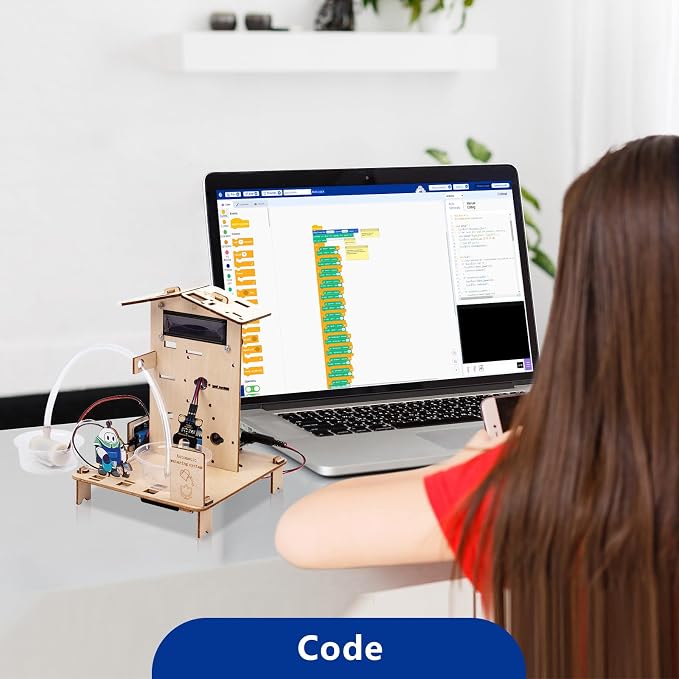 ACEBOTT 8-Piece Set ESP32 STEM Smart Home Education Kit Compatible with Arduino, STEM Robotics Science Kits for Kids Age 12+, Engineering Projects STEAM Activities Gifts 12+ Year Old Boys Crafts