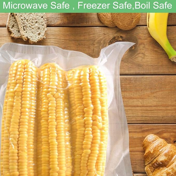 O2frepak 200 Pint Size 6" x 10" 4mil Thick Vacuum Sealer Bags with BPA Free and Puncture Prevention,Vacuum Seal Freezer Bags,Great for Sous Vide Vaccume Sealer PreCut Bags