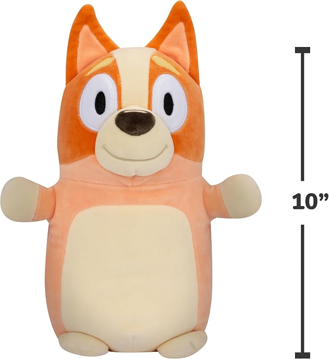 Squishmallows Original Bluey 10-Inch Bingo HugMees - Medium-Sized Ultrasoft Official Jazwares Plush