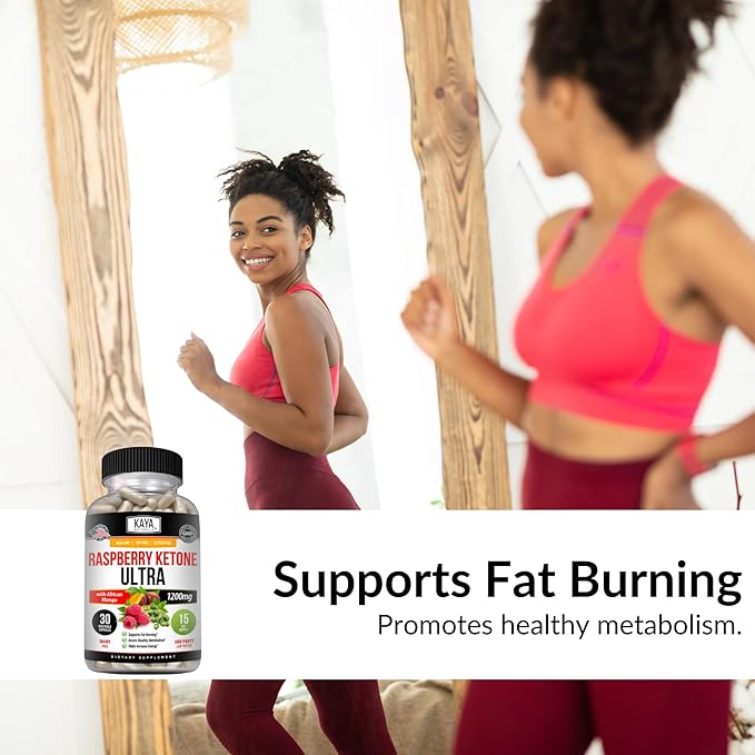 Kaya Naturals Keto Diet Raspberry Ketone - Weight Loss Supplement, Appetite Control, Boost Metabolism - 30 Count…