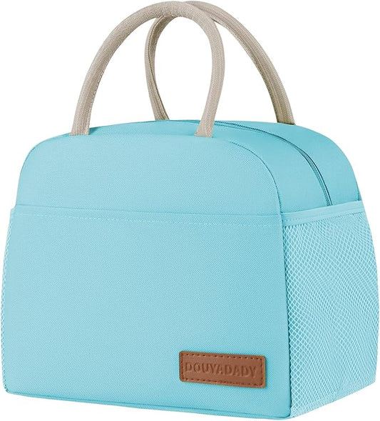 douyadady Lunch Bag Women/Men Lunch Box Women/Men (blue)