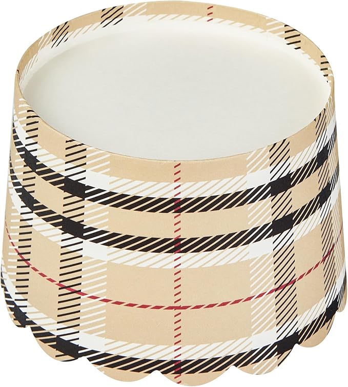 Restaurantware Baking Cups 200 Pack of 10 oz Paper Cupcake Liners Greaseproof Scalloped Oven-Safe Elegant Dessert Muffin Cups Disposable for Parties
