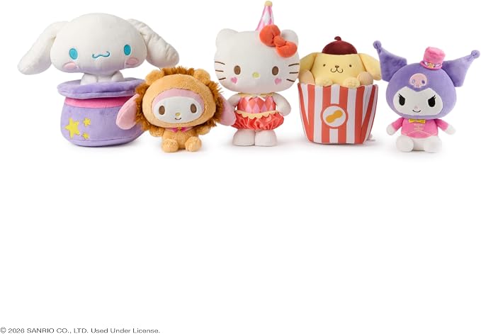 GUND Sanrio Official Hello Kitty and Friends Kuromi Lion Tamer Circus Plush, Collectible Plush Toy, Stuffed Animal for Ages 1 and Up, 6”