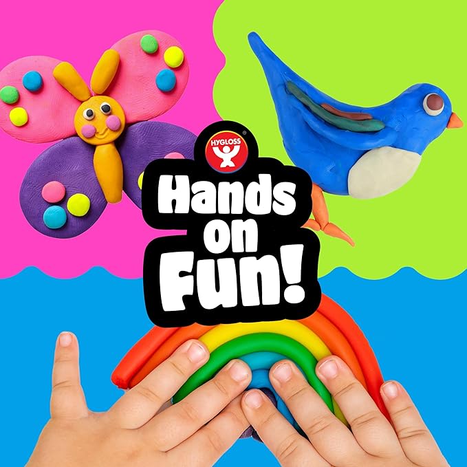 Hygloss Play Modeling Dough for Kids – Safe & Non-Toxic Sensory Dough for Arts and Crafts – 3 lb Tub – Play Clay for Toddler Activities, Preschool Classroom Must-Haves – Lime Green Color, Unscented
