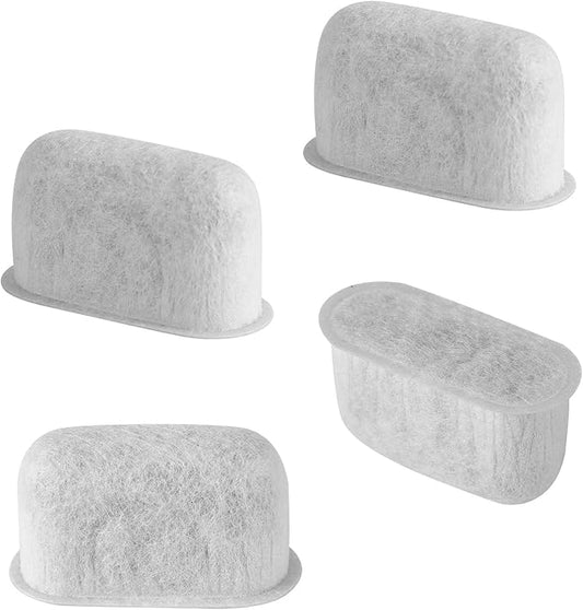 4pcs Coffee Filter Replacement for Cuisinart, Activated Carbon Espresso Coffee Maker Charcoal Water Filter Replacement Compatible with Cuisinart Machines