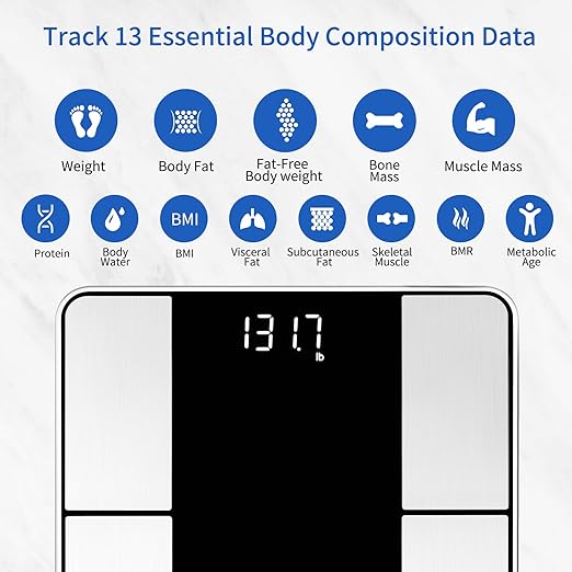 Vitafit Smart Body Fat monitros and 500g Digital Pocket Scale
