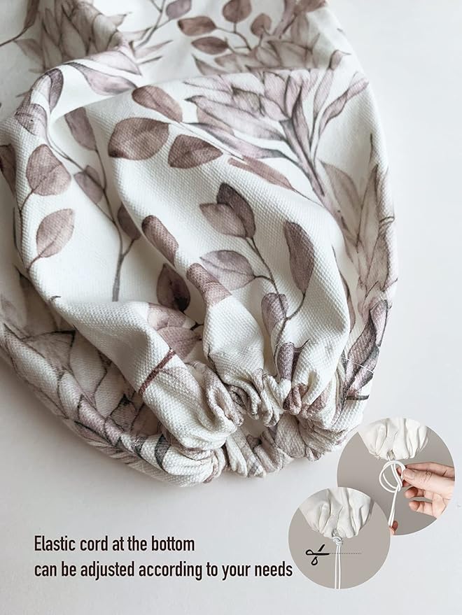 Hglian Grocery Plastic Bag Holder,Watercolor Leaves Plastic Bags Organizer Shopping Bags Storage,Farmhouse Home Kitchen Decor,Gifts for Women