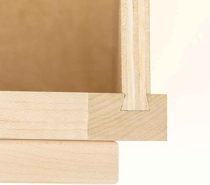 Quicklock RTA (Ready-to-Assemble) 42" Tall Wall Kitchen Cabinets - Shaker Style | 100% Hardwood | Made in America | Soft Close Hardware (Raw Maple, 12" D x 36" W x 24" H)