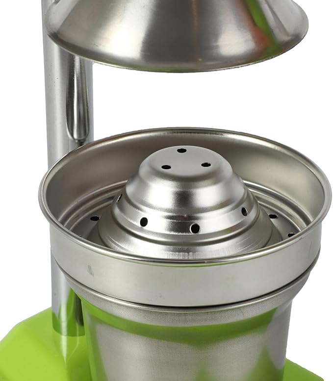 Cast Iron Hand Juicer, Manual Citrus Press, Heavy Duty Lime Lemon Orange Juicer for Fresh Juice, Easy Clean