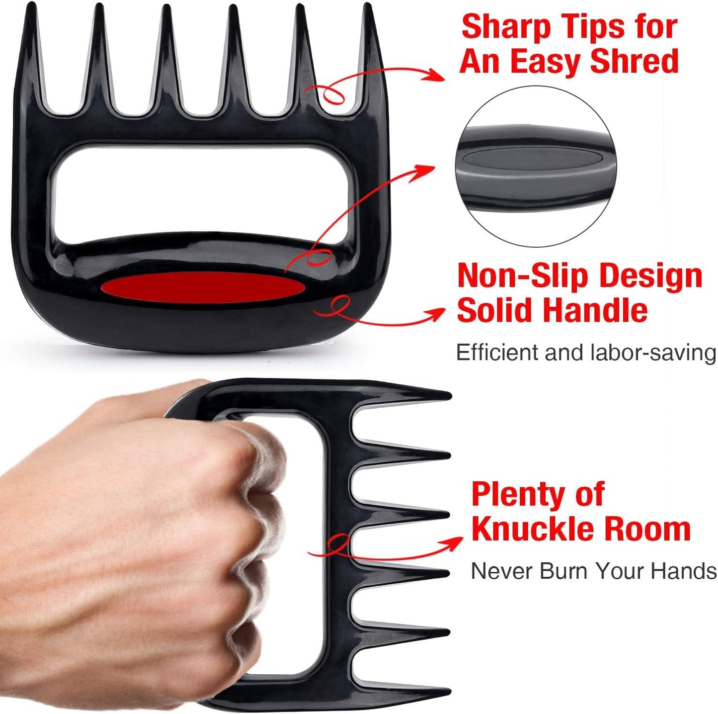 SURDOCA Stocking Stuffers Men Adults - Chicken Meat Shredder Christmas Gifts for Boyfriend, Christmas Gifts for Him, Husband Dad Stocking Stuffers, Grilling Accessories BBQ Smoker Tools Cooking Gifts