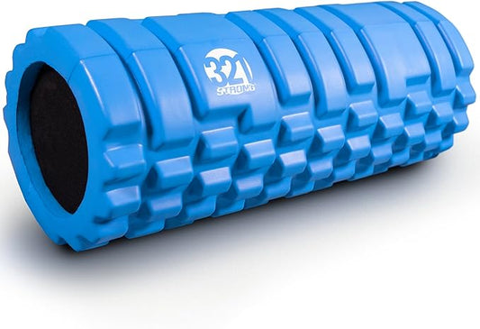 321 STRONG Foam Roller - Medium Density Deep Tissue Massager for Muscle Massage and Myofascial Trigger Point Release, with 4K eBook