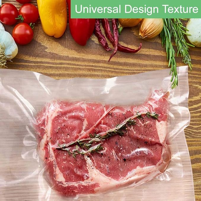 O2frepak 2 Rolls 11x50 and 8x50 (total 100 Feet) Vacuum Sealer Bags Rolls with BPA Free,Heavy Duty Vacuum Sealer Storage Bags Rolls,Cut to Size Roll,Great for Sous Vide Cooking