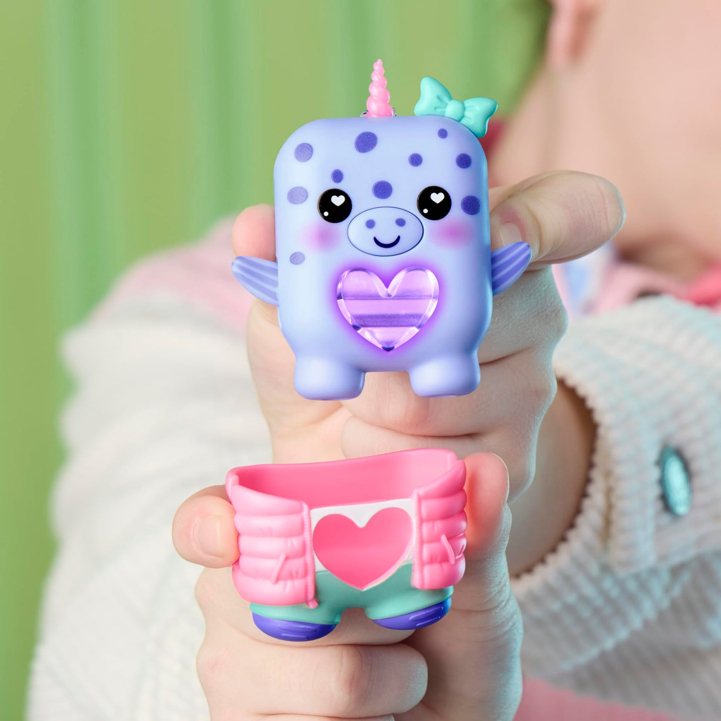 NANO-MALS Blubby The Narwhal, Electronic Pet Narwhal Toy, 70+ Responses, Interactive Fidget Toys for Girls & Boys Ages 5+