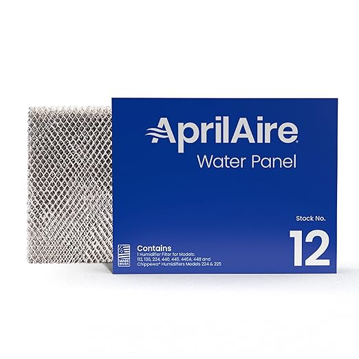 AprilAire 12 Water Panel Humidifier Filter Replacement for AprilAire Whole-House Humidifier Models 112, 224, 225, 440, 445, 445A, 448 (Pack of 10)