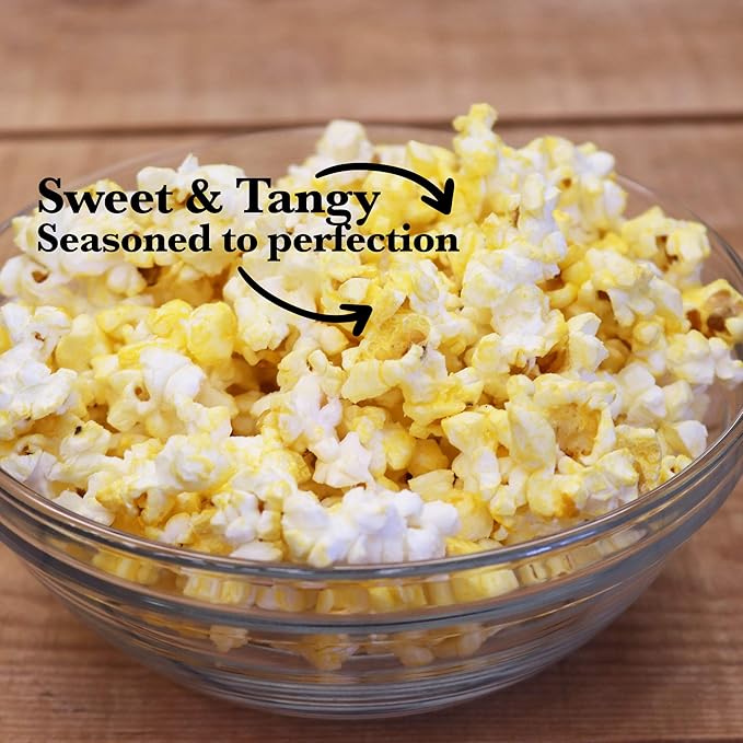 KICKIN' BBQ Microwave Popcorn Bags - 6 Pack - Ultimate Barbecue Gourmet Popcorn Gift - Makes a Great Movie Theater Popcorn or Snack Food for Movie Night