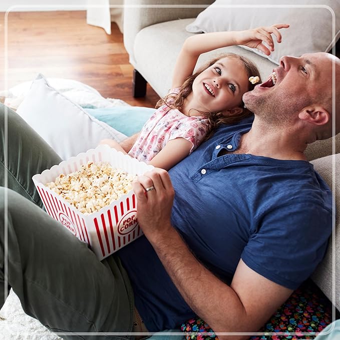 Nostalgia Air Popper Popcorn Maker – 16 Cups Oil-Free Pop Corn – Includes 4-oz Measuring Cup – Perfect for Family Movie Nights – White