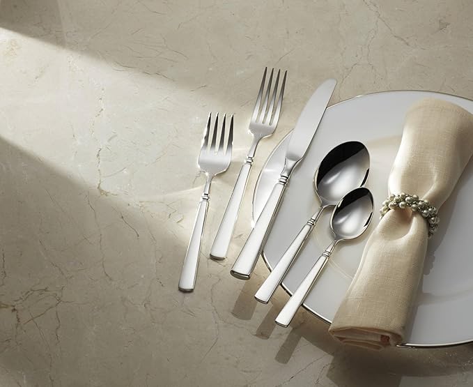 Oneida 2267004D Easton Fine Flatware Salad Forks, Set Of 4