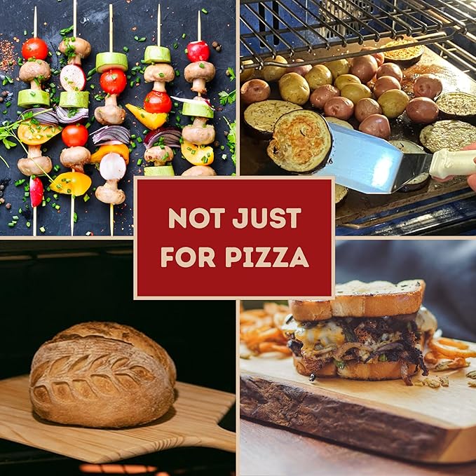ThermiChef 14x20 Pizza Steel, 3/8" Thick, 30 lbs - Cooking Steel for Oven & Grill - Made in USA