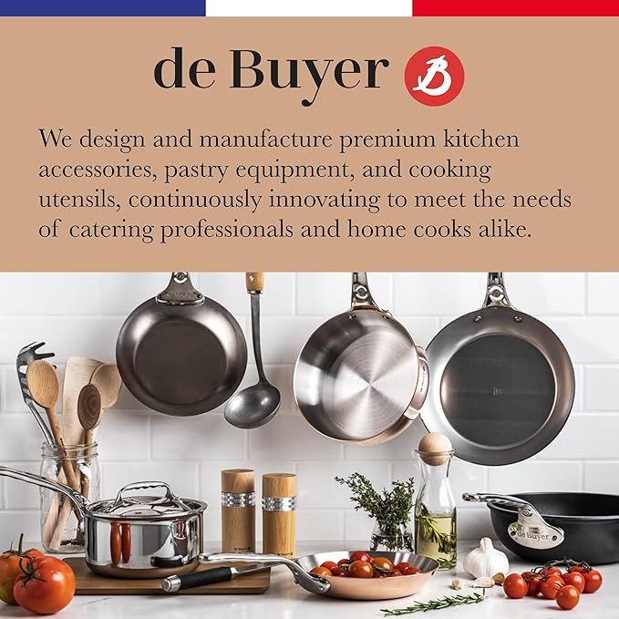 de Buyer Protective Sleeve for Pan Handle - Heat-Resistant Neoprene - Comfortable Grip