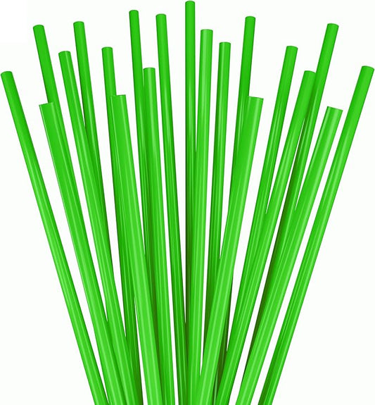 Disposable Plastic Coffee Stirrer Straw - 5 Inch Sip Stir Stick (Green, 1000)