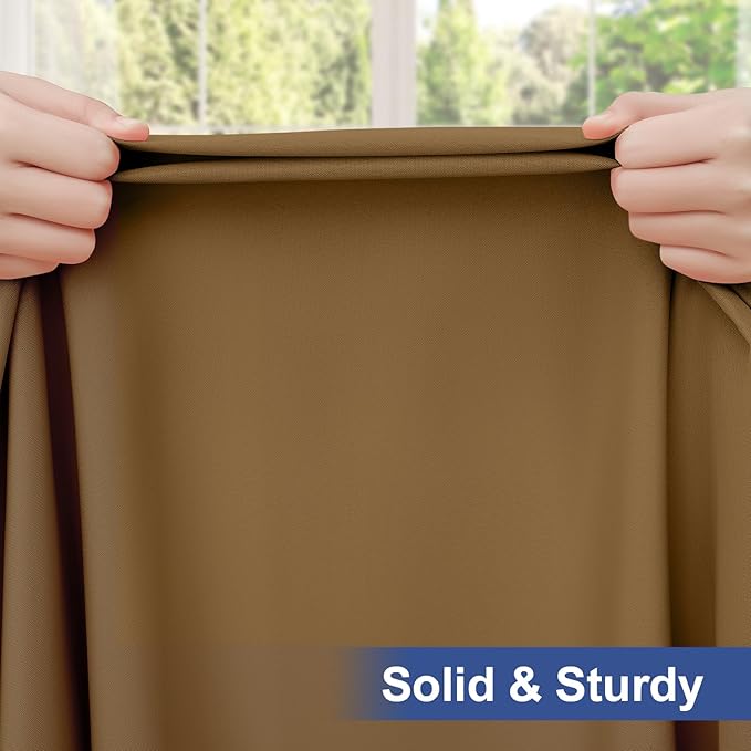 homing Rectangle Table Cloth Cover, Waterproof Polyester Elastic Fitted Tablecloth, Fits for 4 Foot Folding Tables, Washable Table Protector for Picnic, Camping, Outdoor (Brown, 24" x 48")
