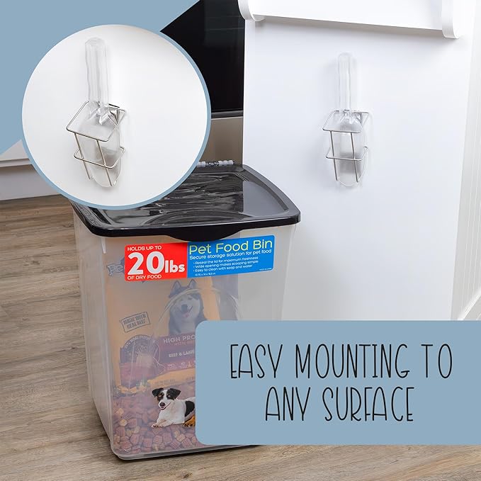 Darware Ice Maker Scoop w/Holder (2-Piece Set); Scooper Accessory for Counter Top Ice Makers and Machines