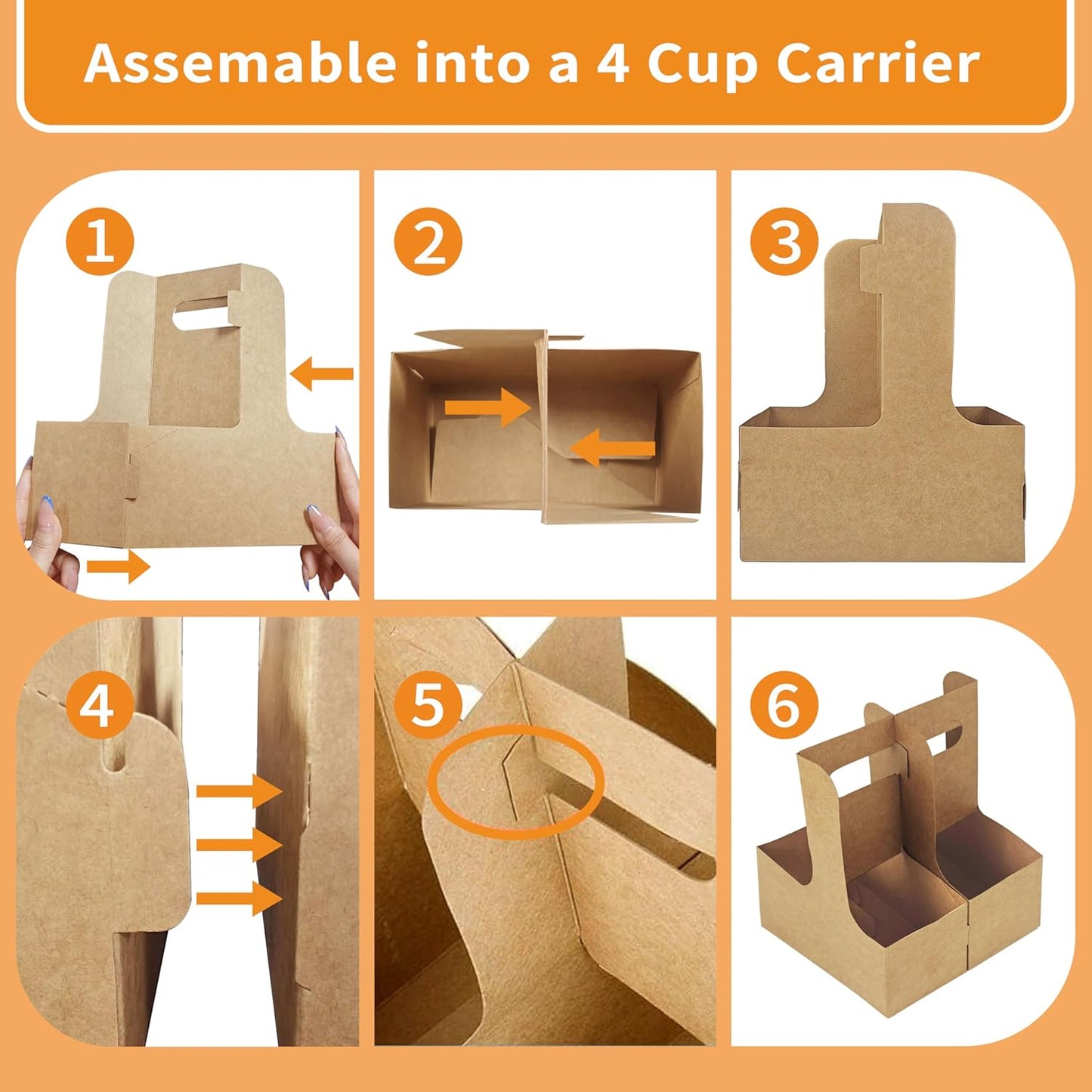 2 Cup Drink Carrier,16 Pack Coffee Cup Holders with Handle,Cardboard Cup Holders for Hot or Cold Drinks,Coffee Carrier with Ribbon and Card,Food Delivery Services and Bouquet(Green)
