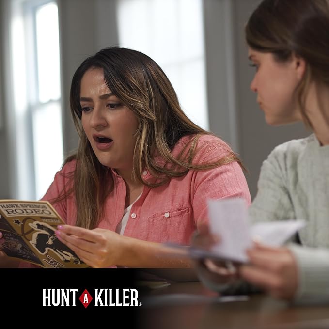 Hunt A Killer: R.I.P at The Rodeo, Solve The Murder of a Rodeo Clown, Mystery Box Game for True Crime Fans, Murder Mystery Game for Adults, Play Detective at Home, Designed for 1+ Players Ages 14+