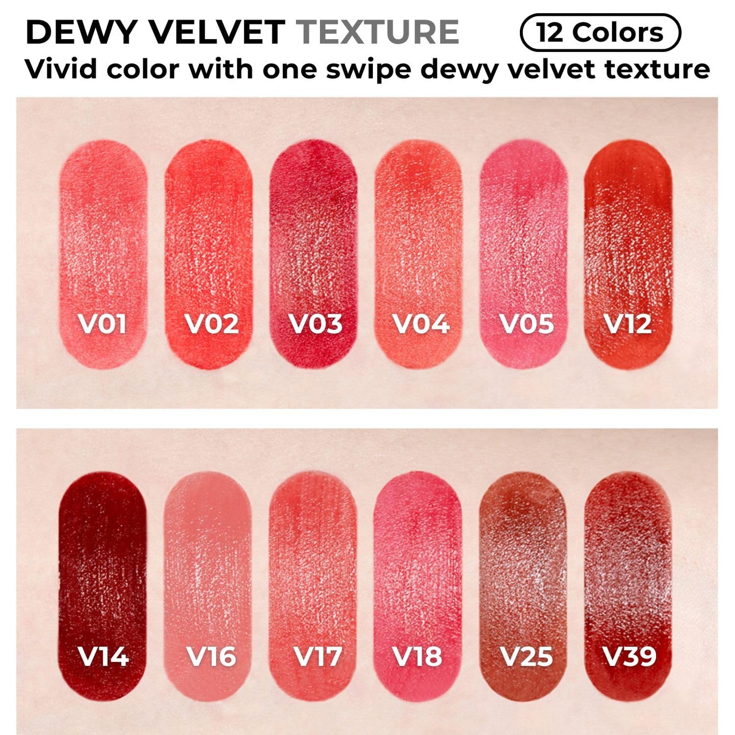 BBIA Last Velvet Tint MLBB Edition - Soft Creamy Matte Finish Lip Stain, Blur Effect & Velvety Texture, Long-Lasting, High Pigment, Non-Drying, Vegan, Korean Lip Makeup (V48 JOYFUL LIFE, Pack of 1)