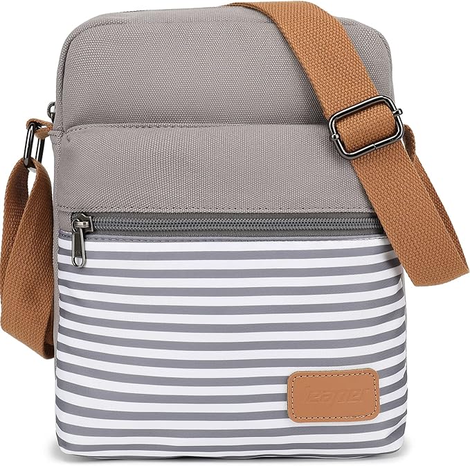 Leaper Girls Crossbody Purses for Kids 2 PCS Cross Body Bag Women Messenger Bag Girls Canvas Bag Cross Body Purse Set