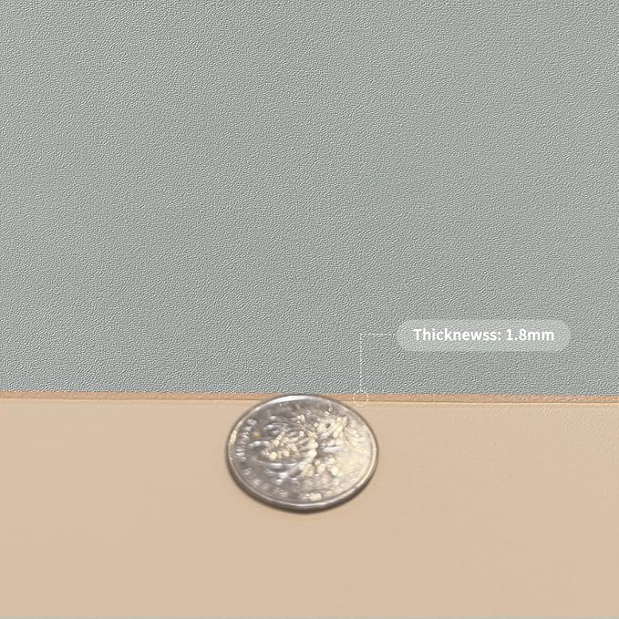 Table Pads for Dining Room Table for Dining Room Table - Can Be Used On Both Sides Waterproof and Easy to Clean Good Flatness Used for Dining Table(Light Brown+Gray 46x72)
