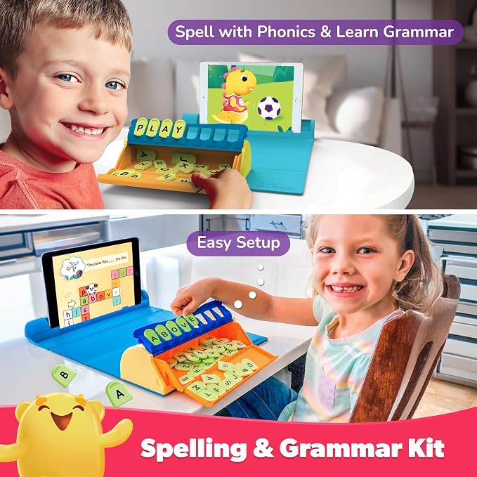 PlayShifu Junior Genius Pack | 3-in-1 STEM Learning Kit with Word Wiz, Mission Math & Connecto | Tech-Powered Educational Toys for Kids Ages 4–10 | Gift for Boys & Girls | Tablet Not Included