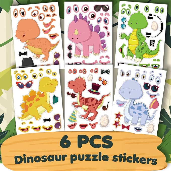 Air Dry Clay 48 Colors，Modeling Clay for Kids, with 3 Sculpting Tools and 6 Sheets Dinosaur Stickers, Safe & Non-Toxic, DIY Molding Clay Gift for Boys and Girls