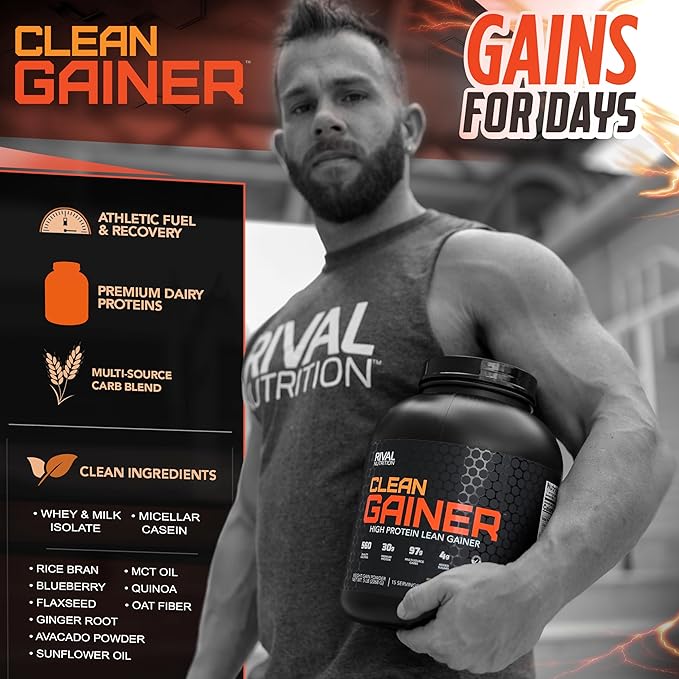 Rival Nutrition Clean Gainer - Cinnamon Toast Cereal, 5lbs