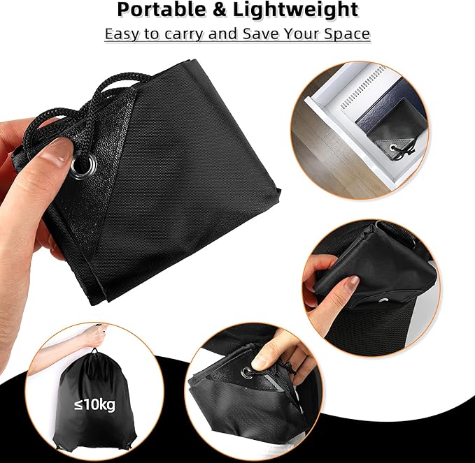 GoodtoU Drawstring Backpack Bulk, 40 Pcs Cinch Bags for Women & Men, Black