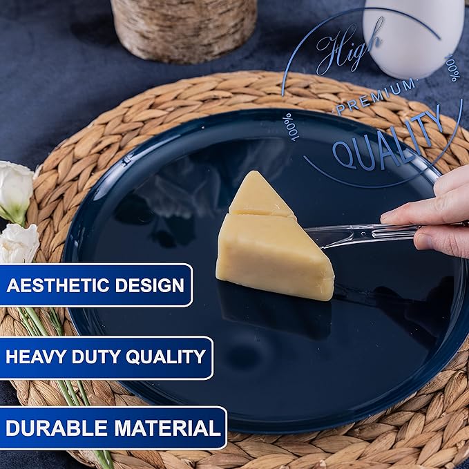 Party Bargains Disposable Cutlery set, SAPPHIRE Design, Clear Color, 1,440 Pieces: 720 Forks,480 Spoons, 240 Knives