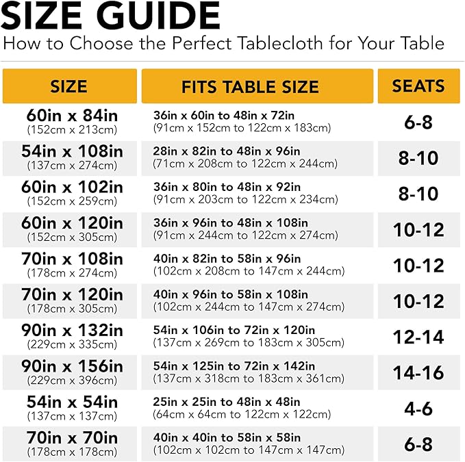 6-Pack Ivory Tablecloths for Square Tables, 70 x 70 Inches, Stain-Resistant Polyester Fabric for 3 Foot Tables - Washable Table Covers for Weddings, Banquets, Birthday Parties, Events